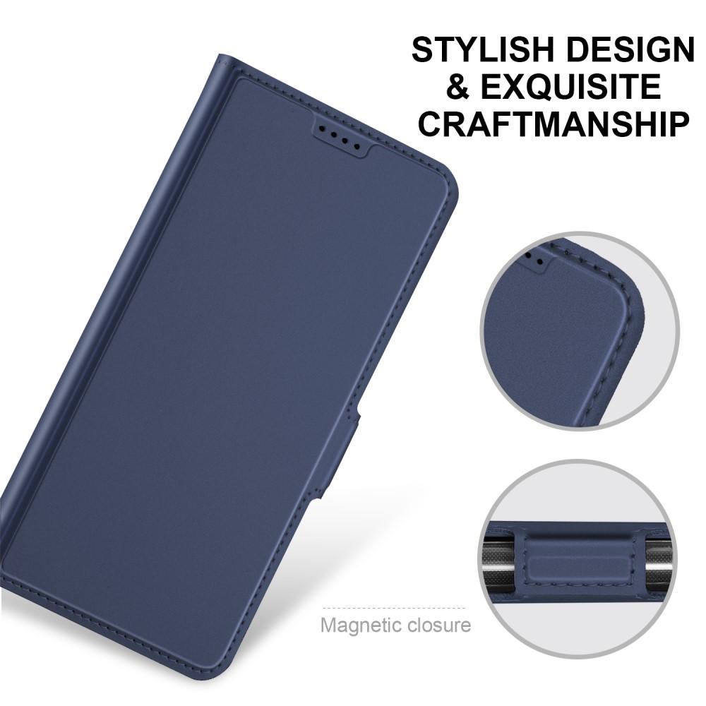 Cover portafoglio Slim Card Wallet iPhone 12/12 Pro Blu