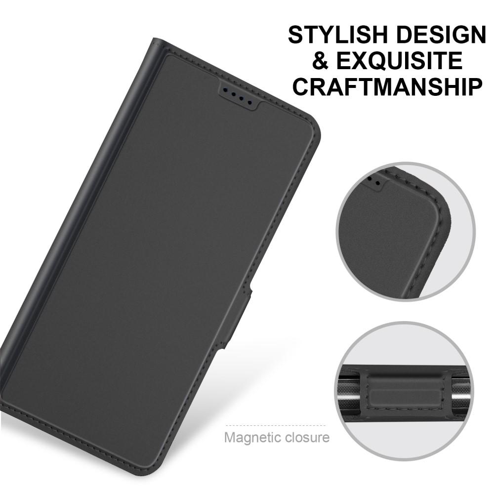 Cover portafoglio Slim Card Wallet iPhone 12/12 Pro Nero