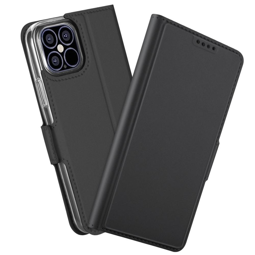 Cover portafoglio Slim Card Wallet iPhone 12 Pro Max Nero