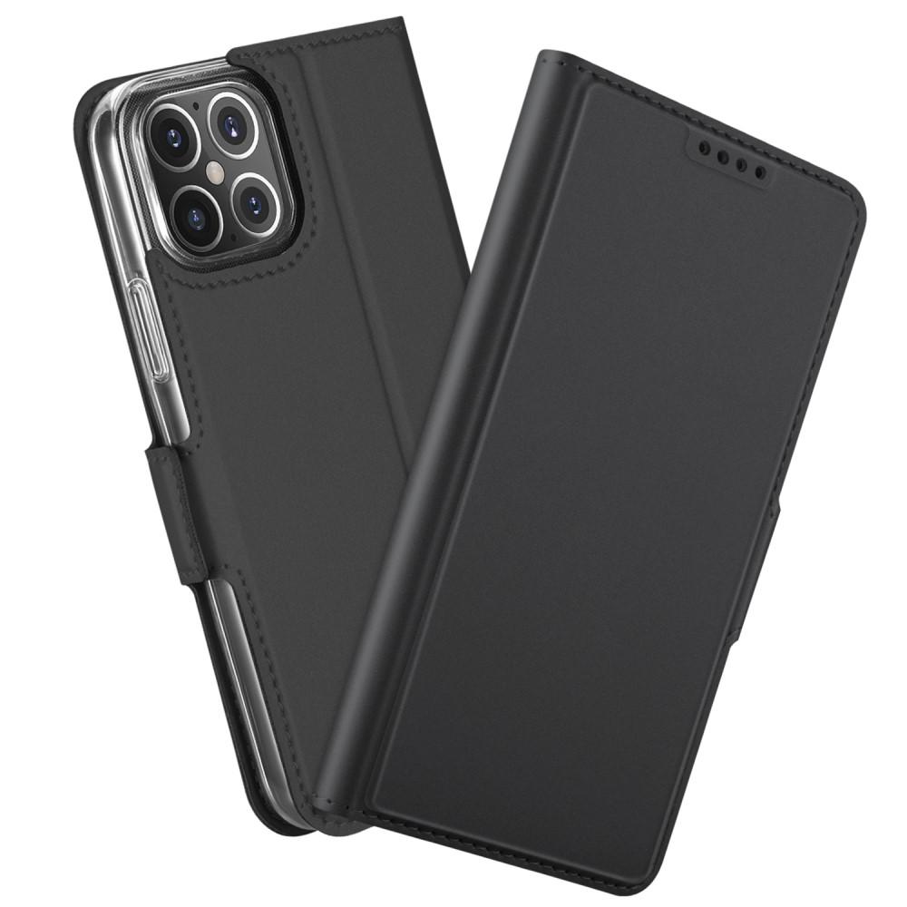 Cover portafoglio Slim Card Wallet iPhone 12 Mini Nero