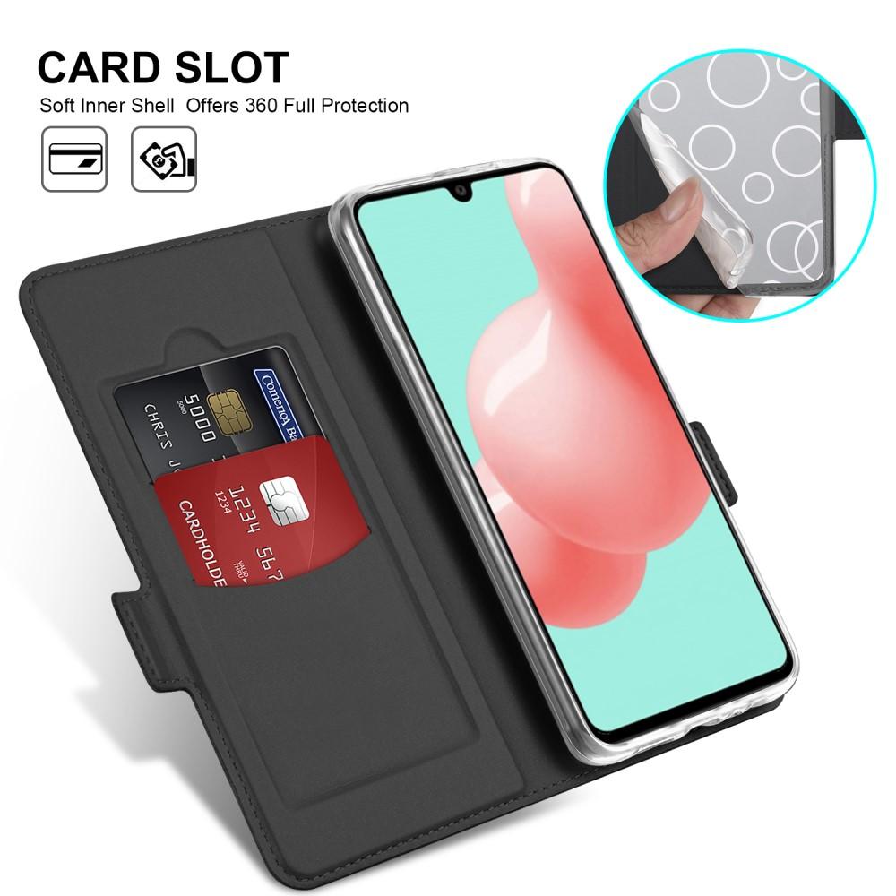 Cover portafoglio Slim Card Wallet Samsung Galaxy A41 Nero