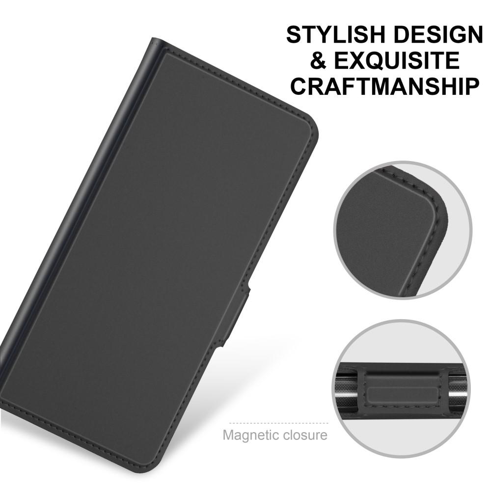 Cover portafoglio Slim Card Wallet Samsung Galaxy A41 Nero