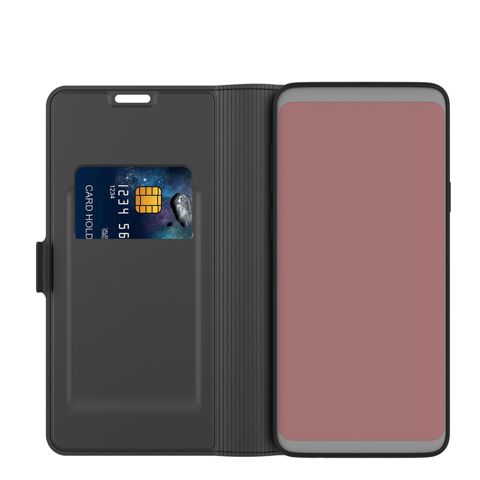 Cover portafoglio Slim Card Wallet Samsung Galaxy A42 Nero