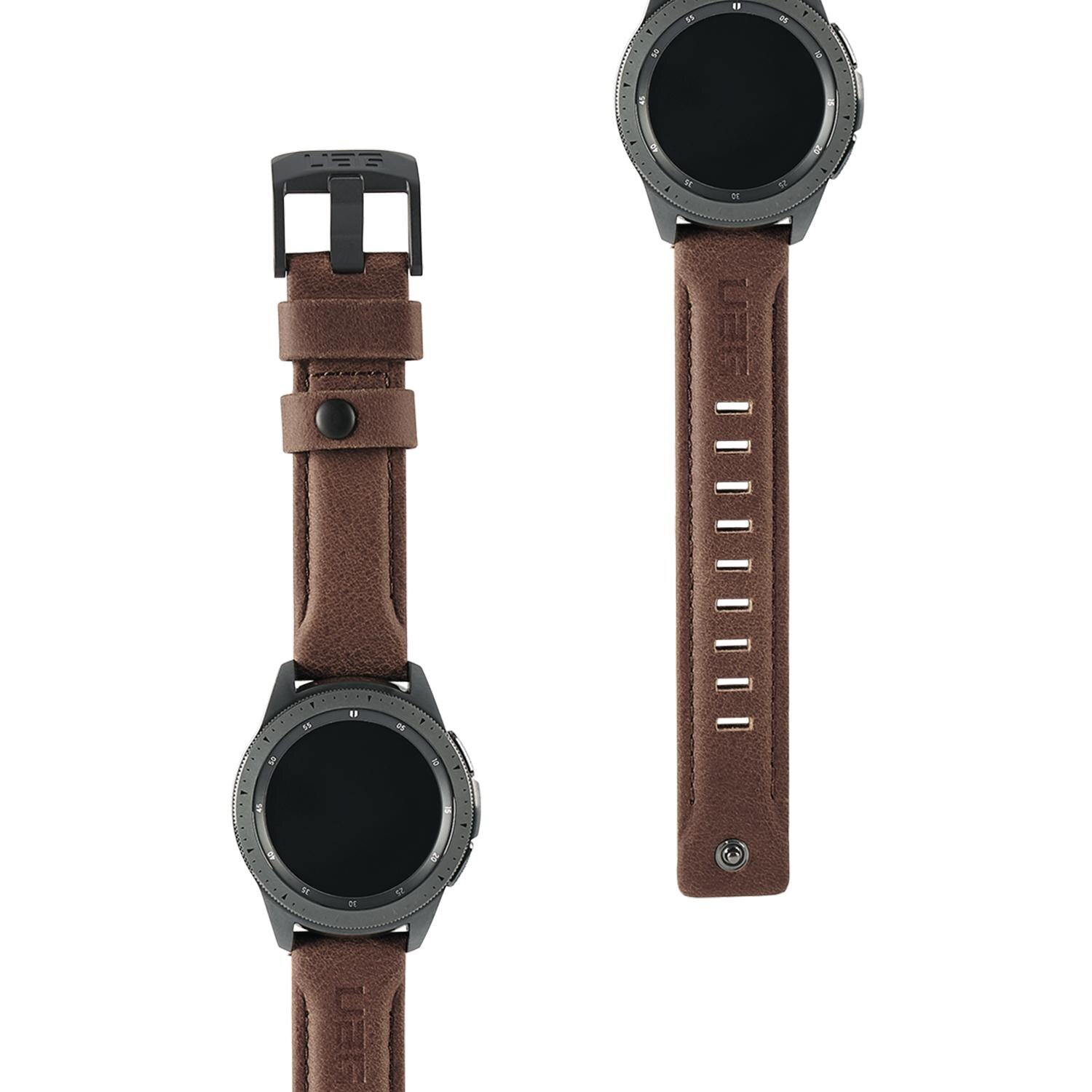 Leather Watch Strap Samsung Galaxy Watch 42mm/Watch Active Brown