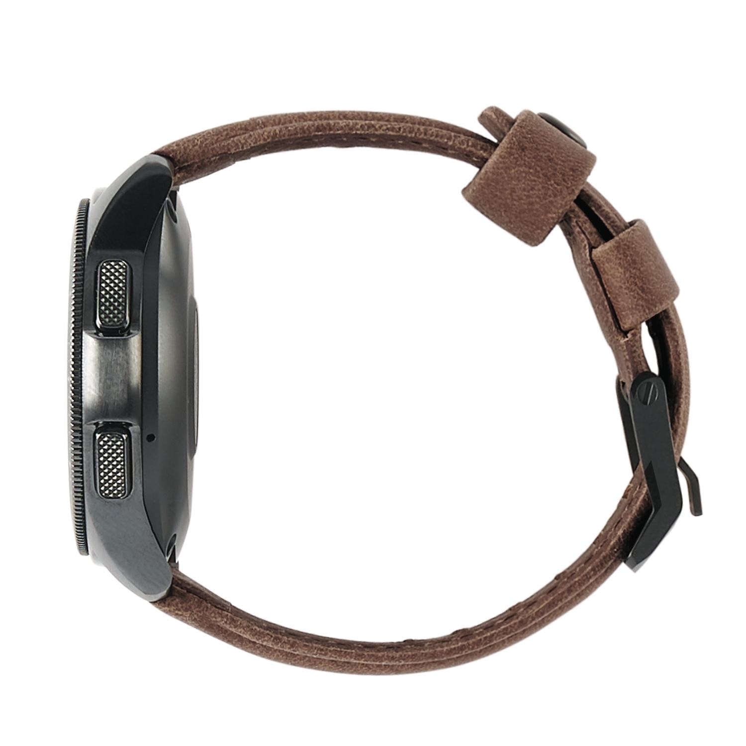 Leather Watch Strap Samsung Galaxy Watch 42mm/Watch Active Brown
