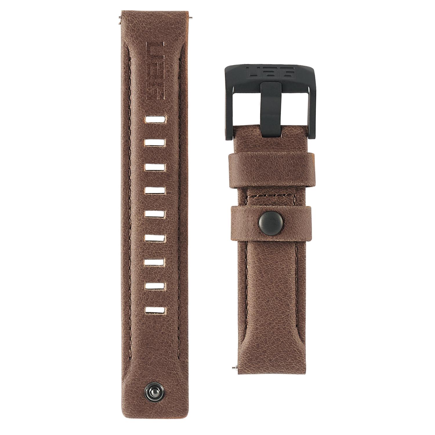 Leather Watch Strap Samsung Galaxy Watch 42mm/Watch Active Brown