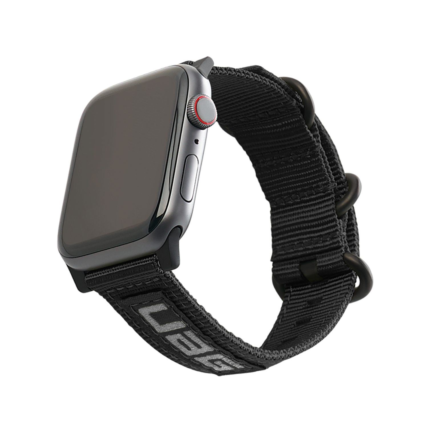 Nato Eco Strap Apple Watch 45mm Series 7 Black