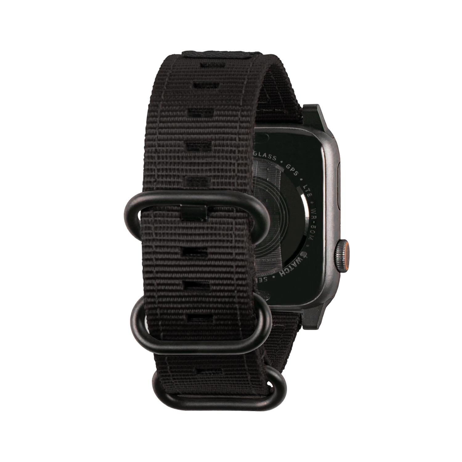 Nato Eco Strap Apple Watch 45mm Series 7 Black