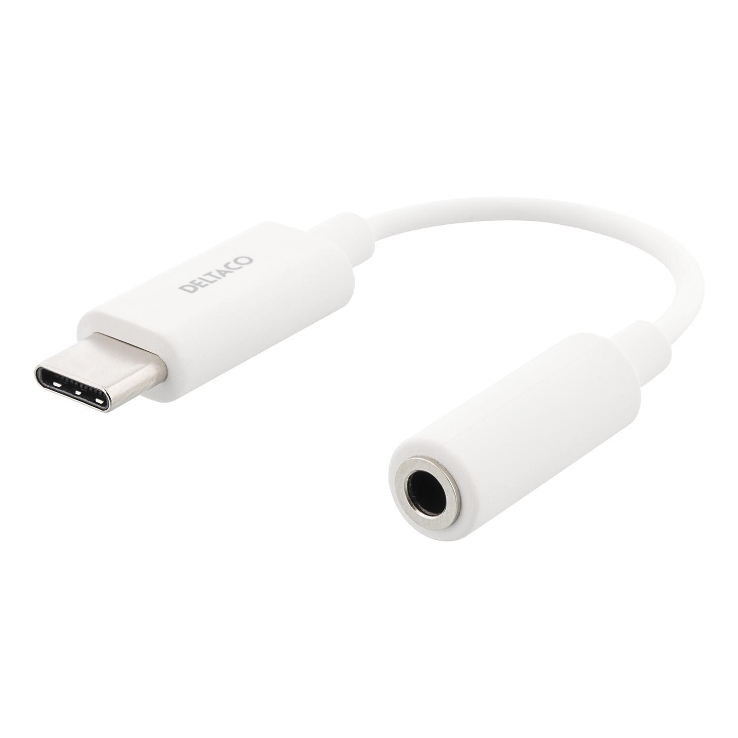 Adattatore da USB-C a DAC da 3,5 mm Bianco