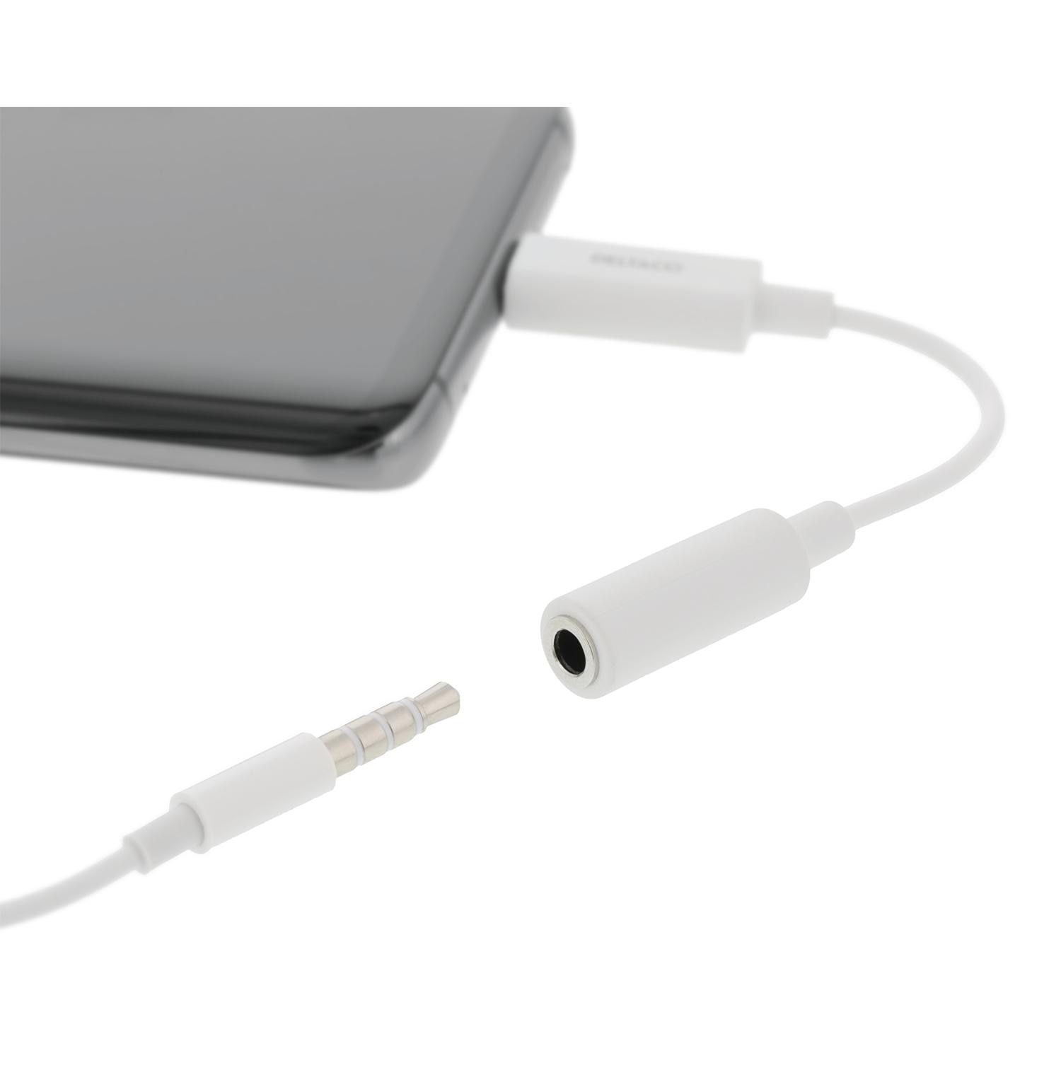 Adattatore da USB-C a DAC da 3,5 mm Bianco