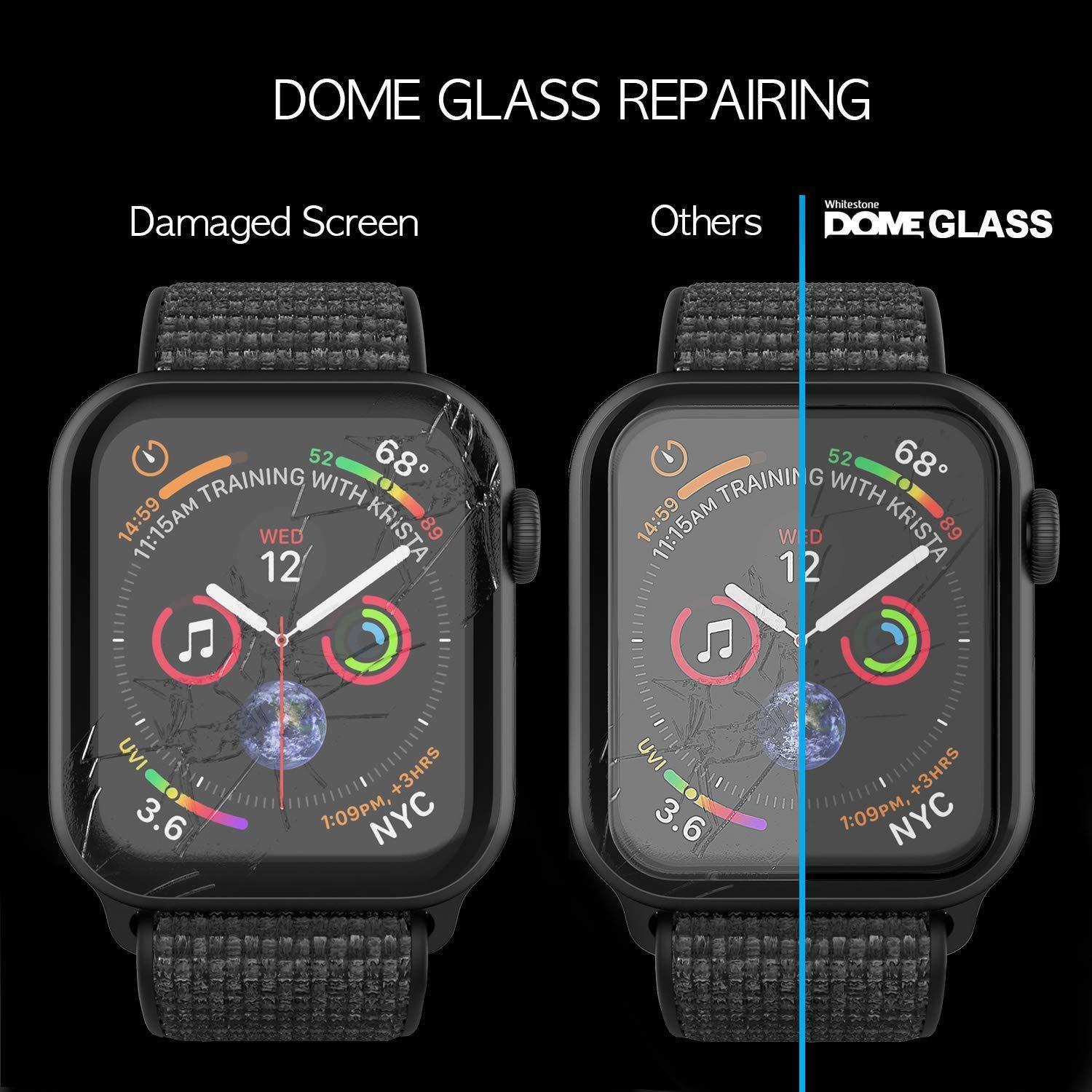 Dome Glass Screen Protector (2 pezzi) Apple Watch 44 mm