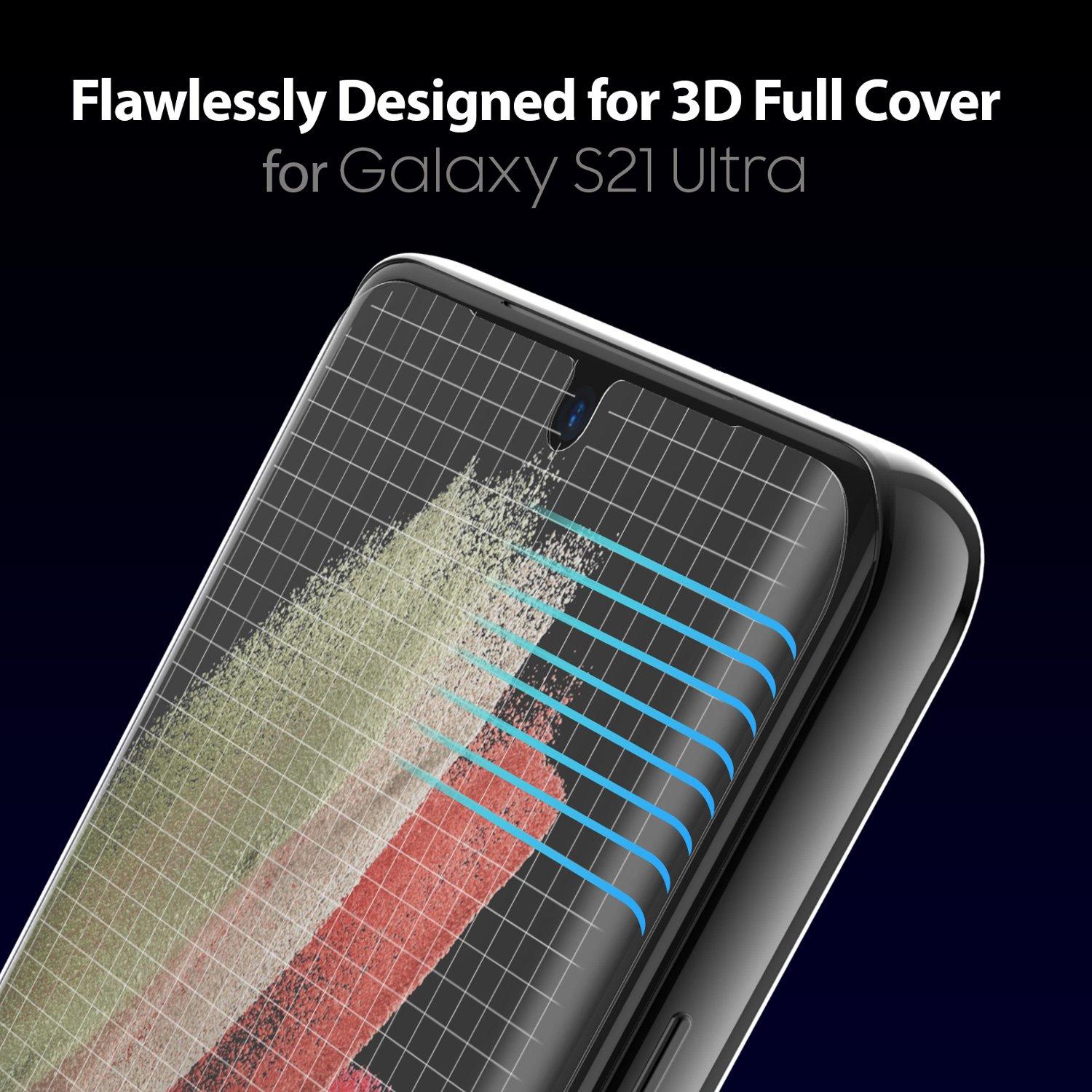E-Jig Dome Glass Screen Protector (2 pezzi) Samsung Galaxy S21 Ultra