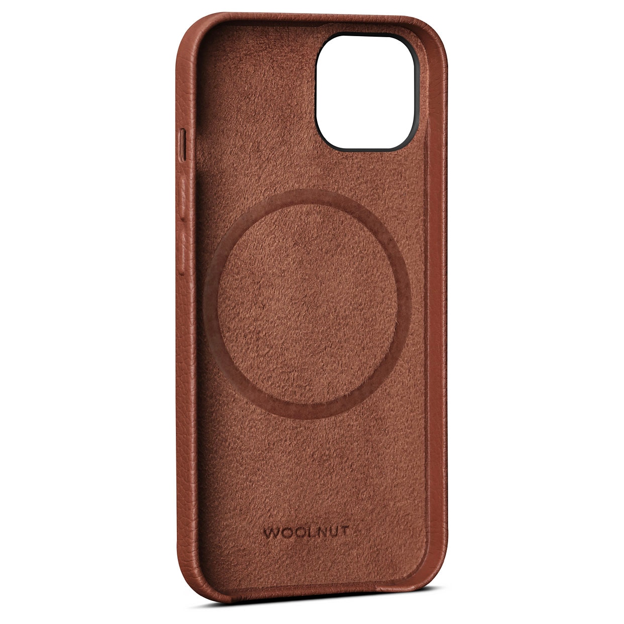Cover Leather MagSafe iPhone 13 Cognac