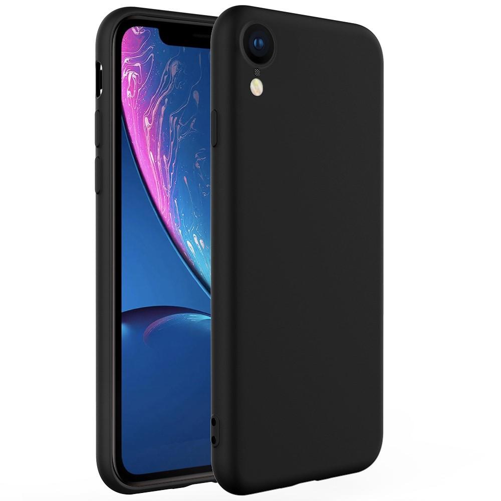 Cover Liquid Silicone iPhone Xr Black