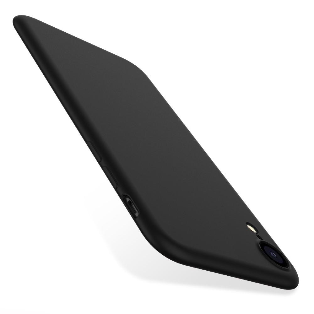 Cover Liquid Silicone iPhone Xr Black